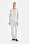Beyaz Polar Sweatshırt
