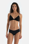 Siyah Basic Üçgen Formlu Bralet