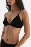 Siyah Basic Üçgen Formlu Bralet