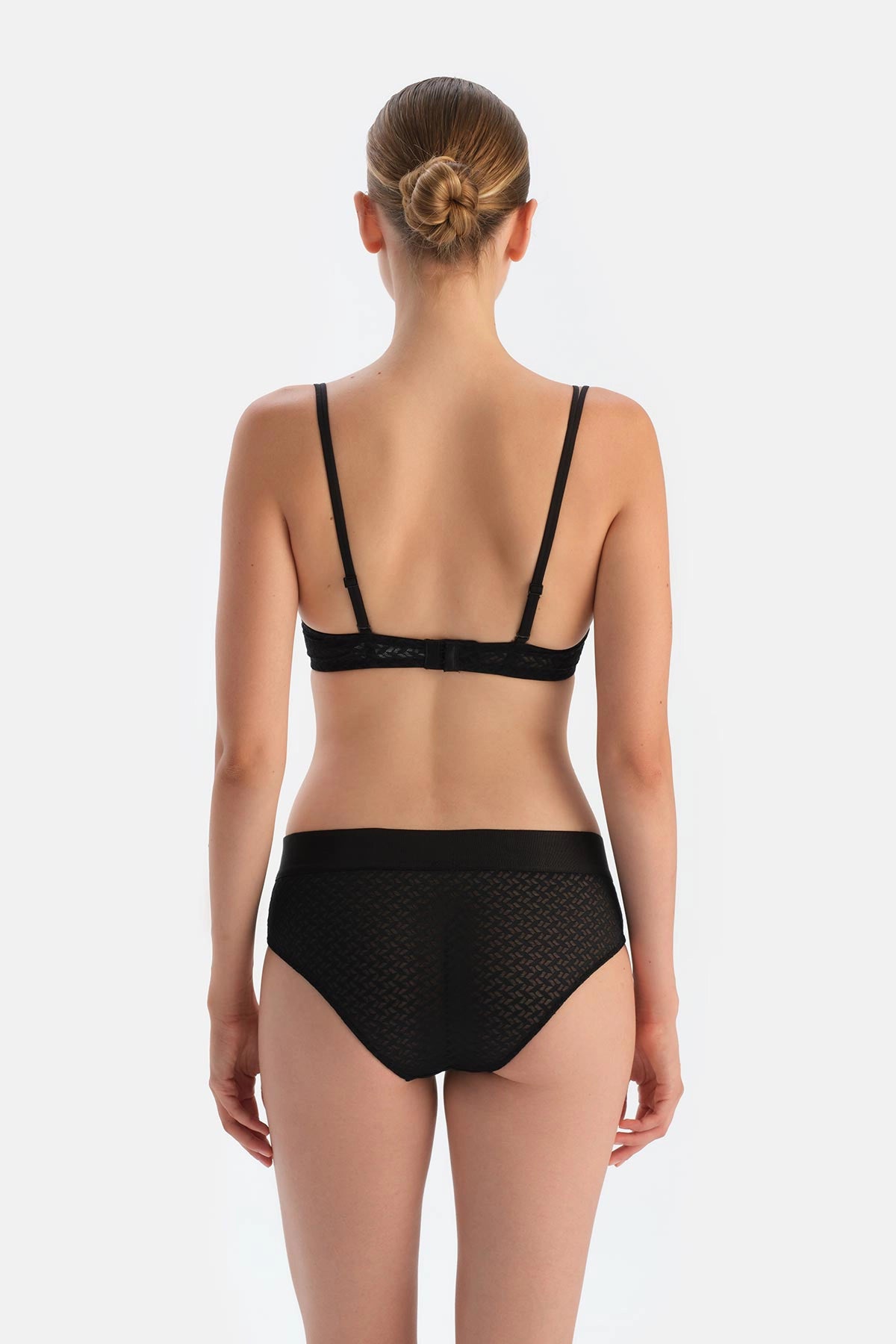 Siyah Dantelli Hipster Külot