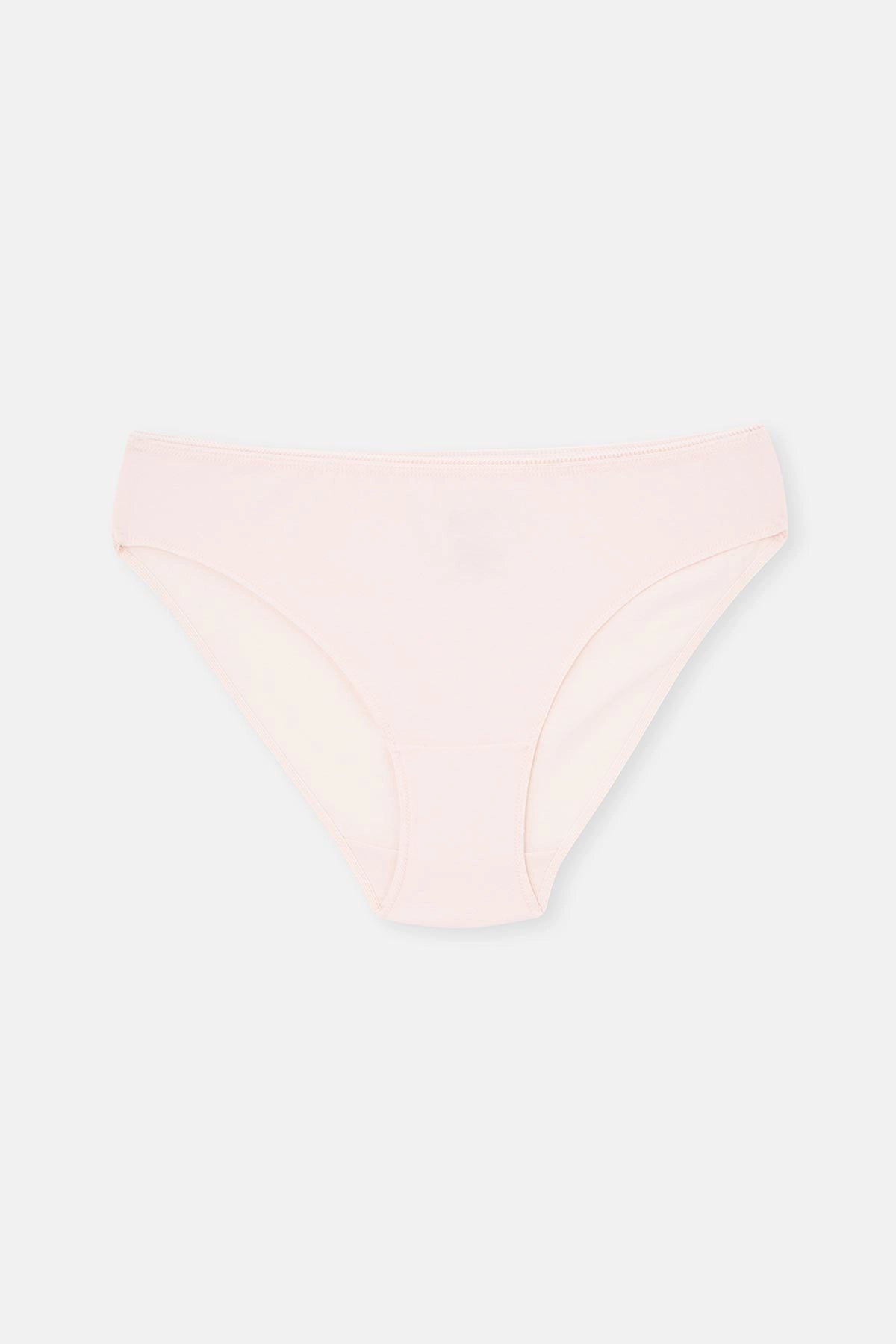 Açık Somon-Soft Pembe Soft Kadın 3'lü Desenli Brıef Külot