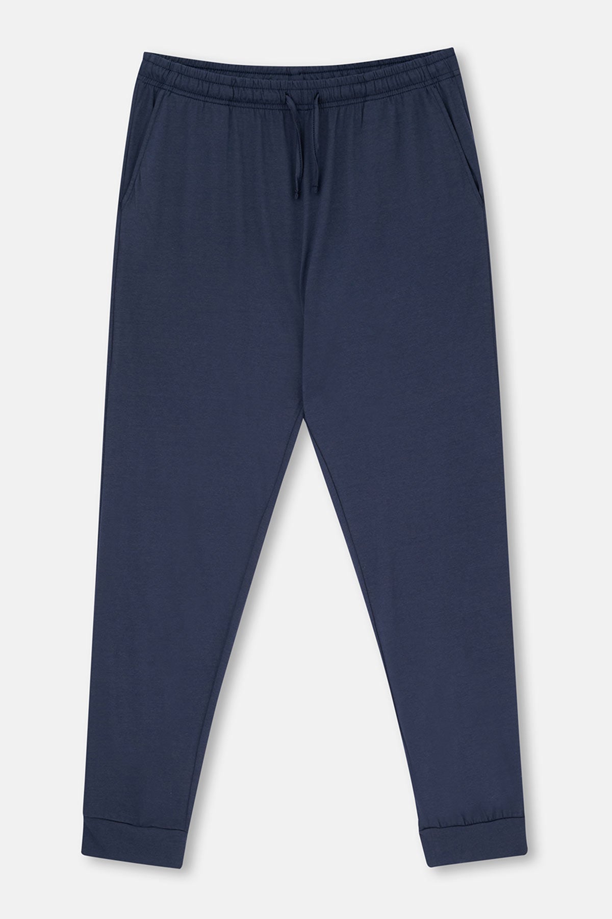 Lacivert Jogger Paça Örme Pantolon