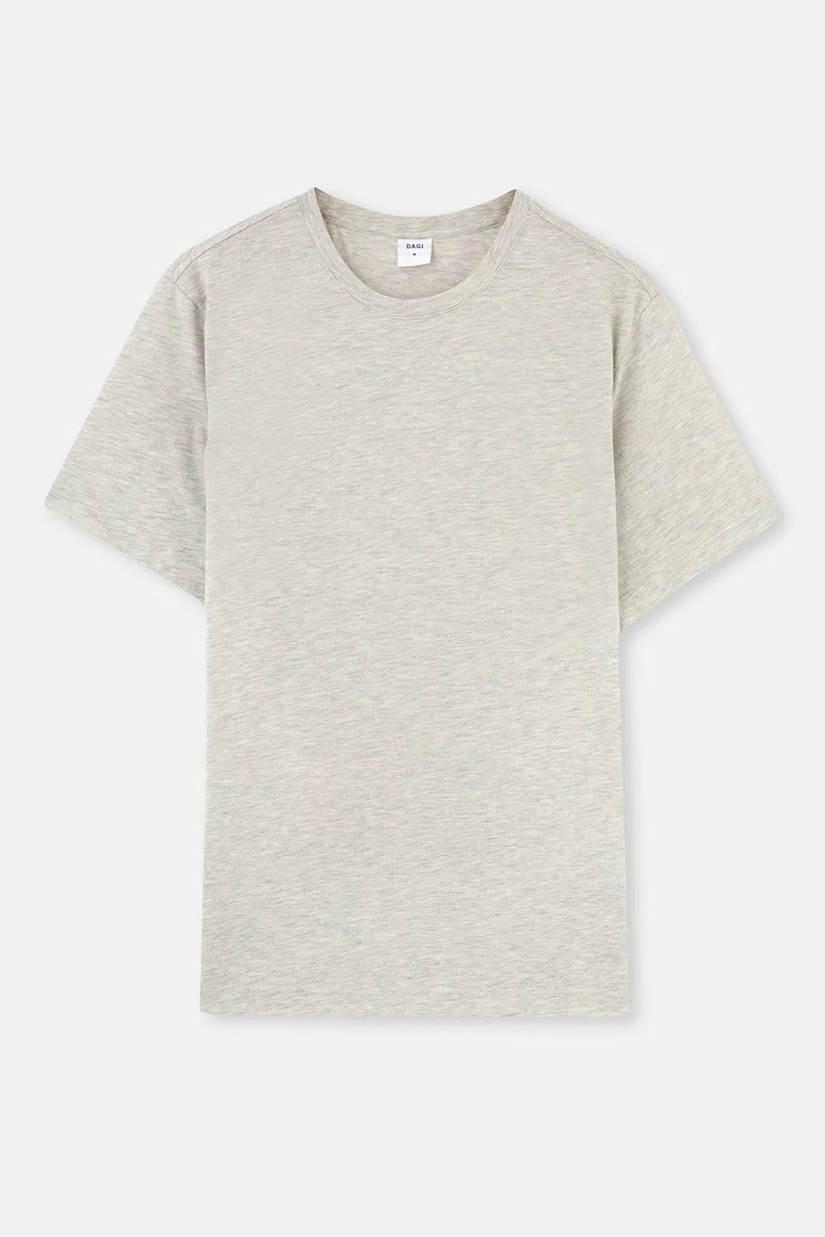 Kar Melanj Bisiklet Yaka Kısa Kollu Süprem Tişört