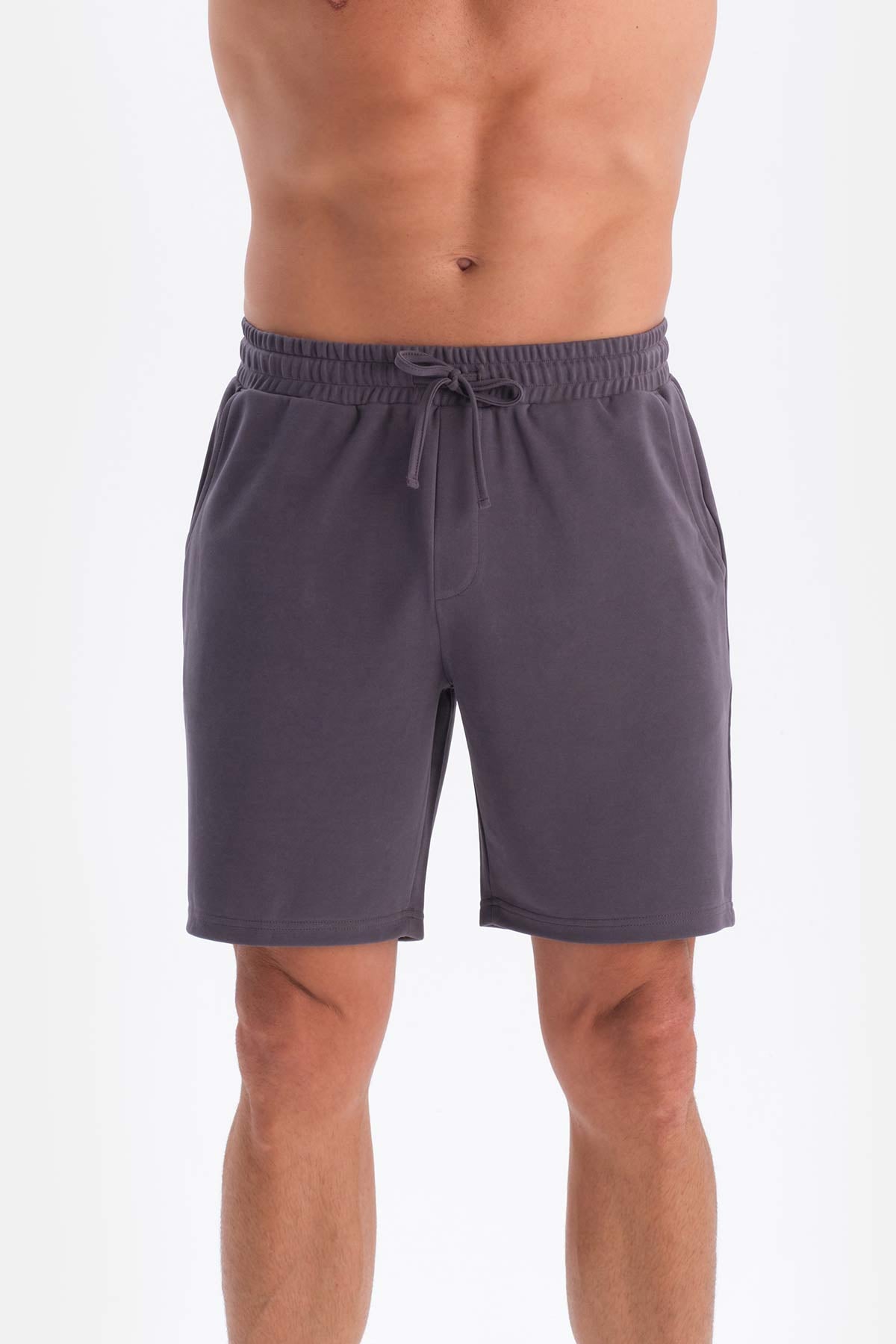 Füme Cepli Bağcıklı Modal Pike Şort