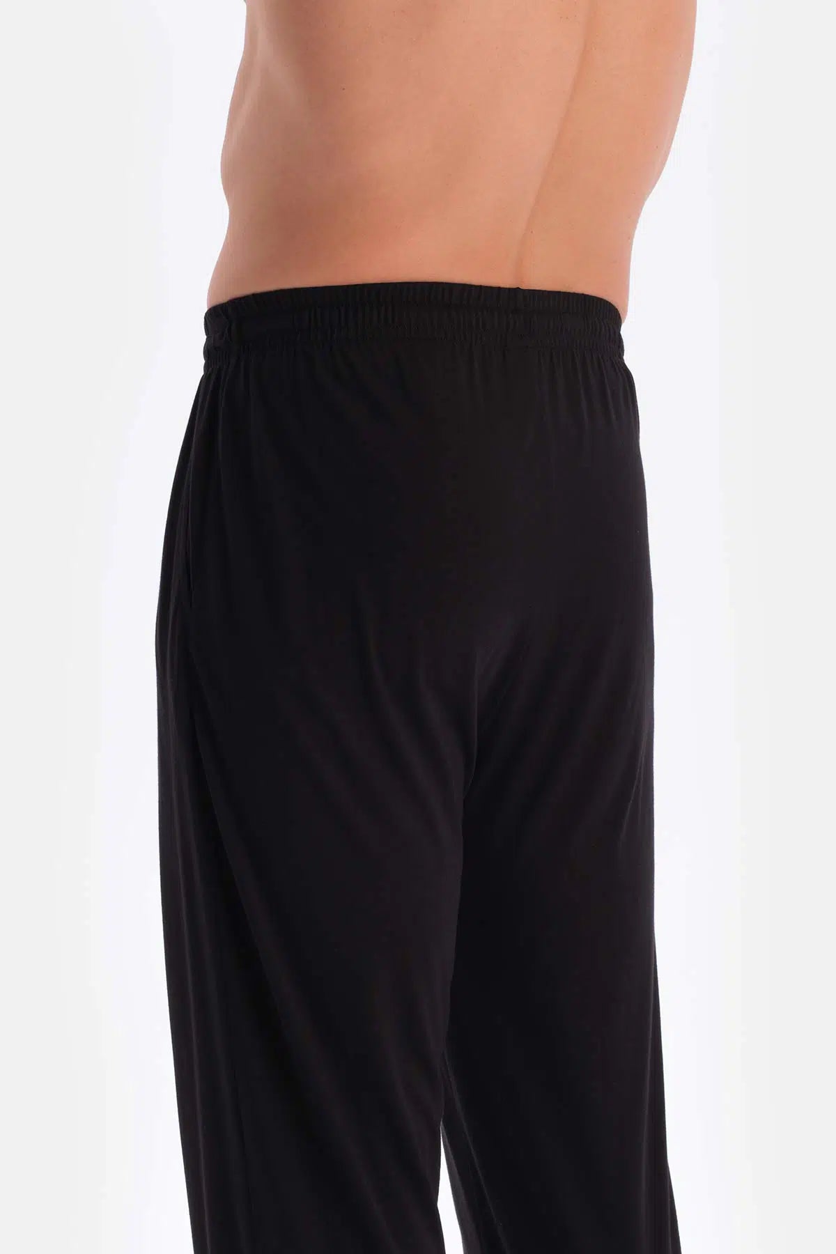 Bordo Yarım Patlı Uzun Kollu Şort Pantolon Üçlü Pijama Takımı