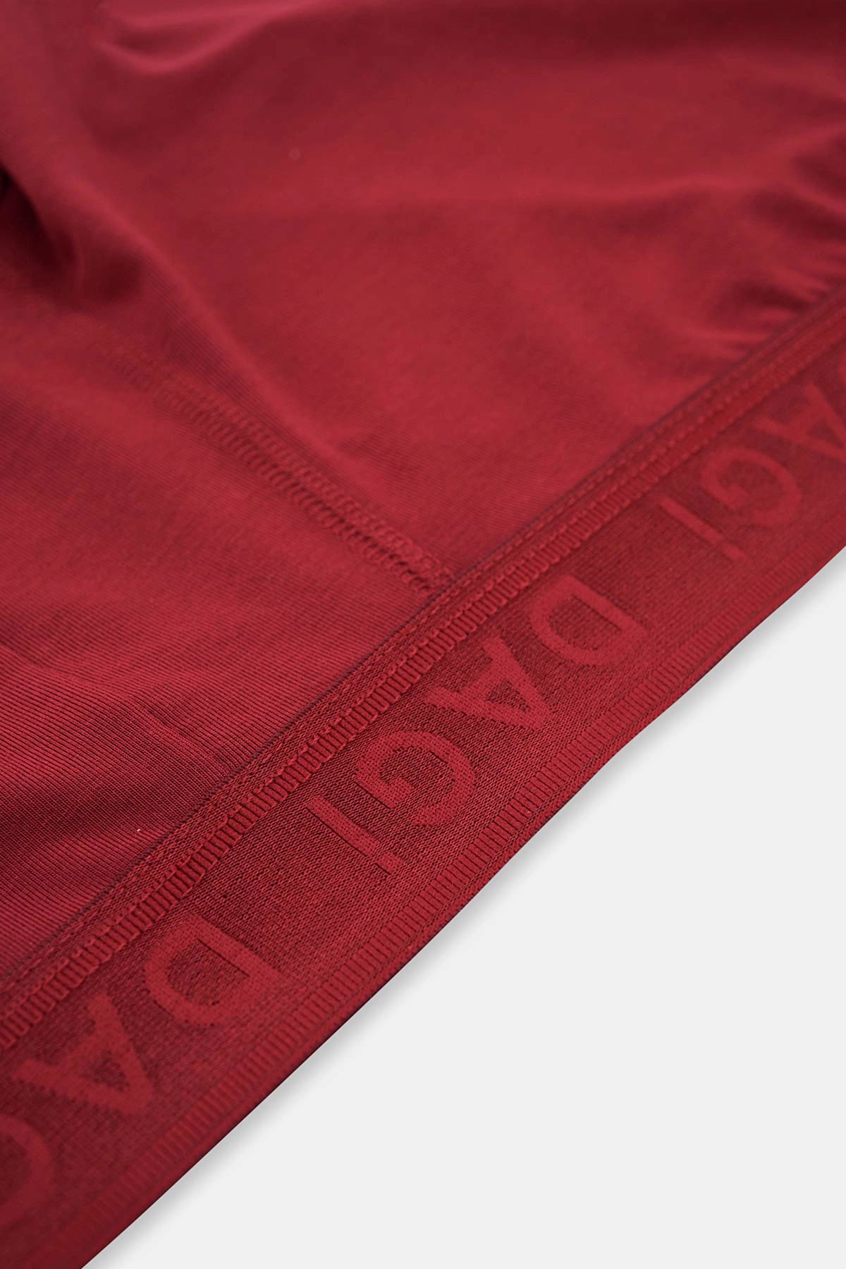 Bordo Micro Modal Düz Boxer