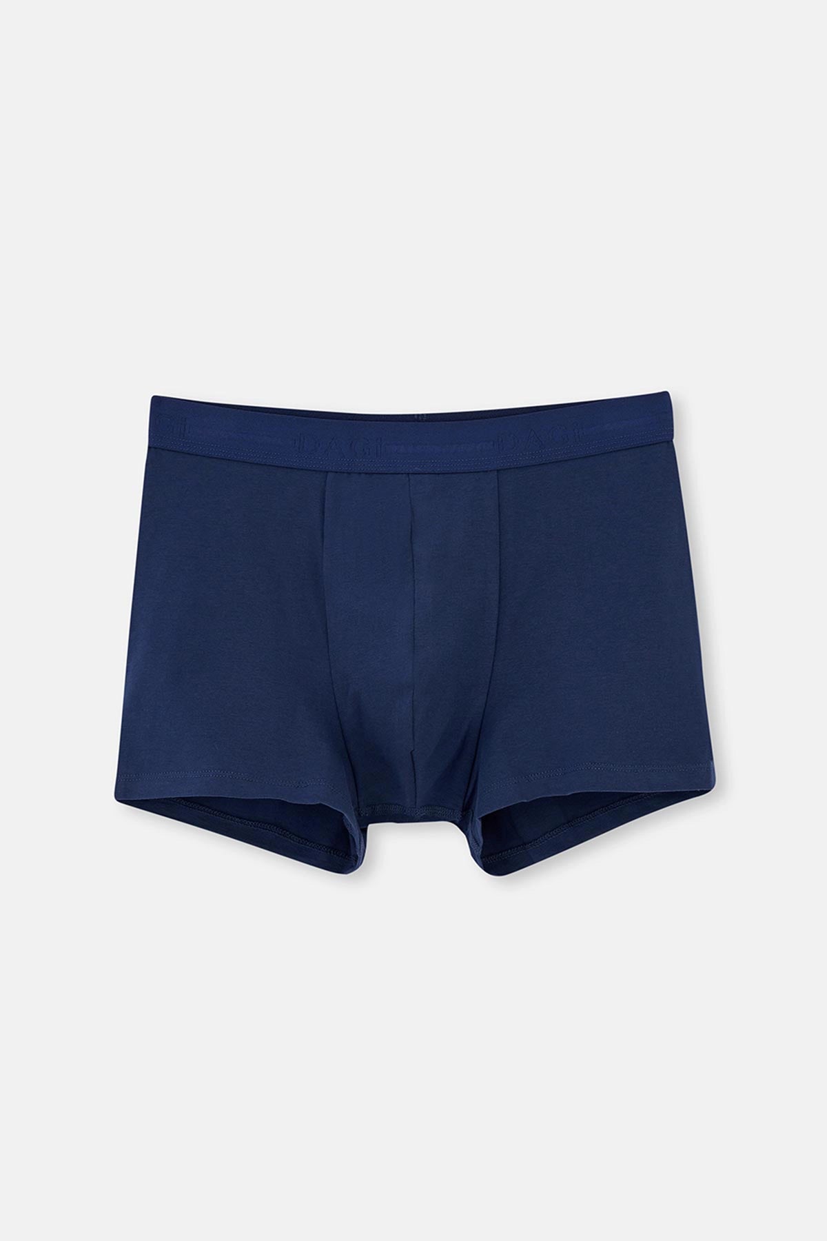 Lacivert Pamuk Desenli 3'lü Boxer