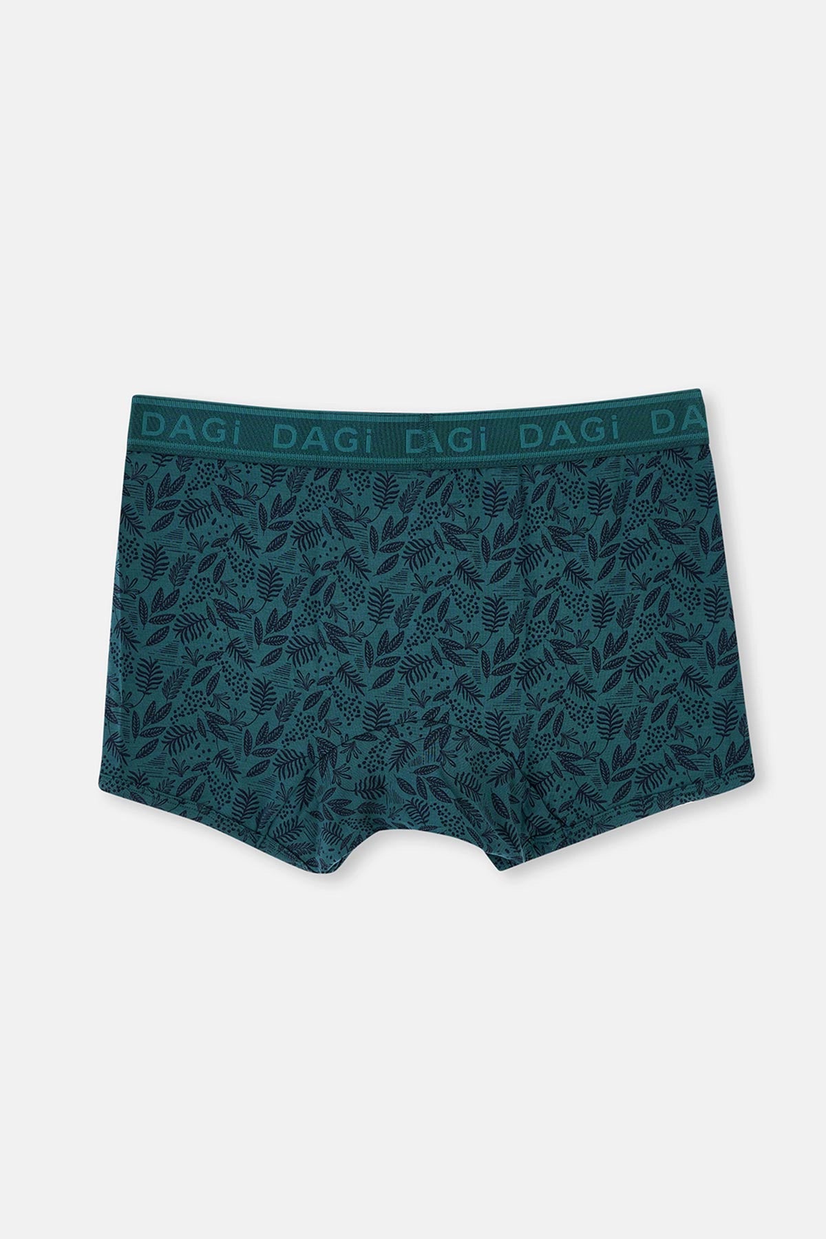 Koyu Mavi Micro Modal Desenli 3'lü Boxer