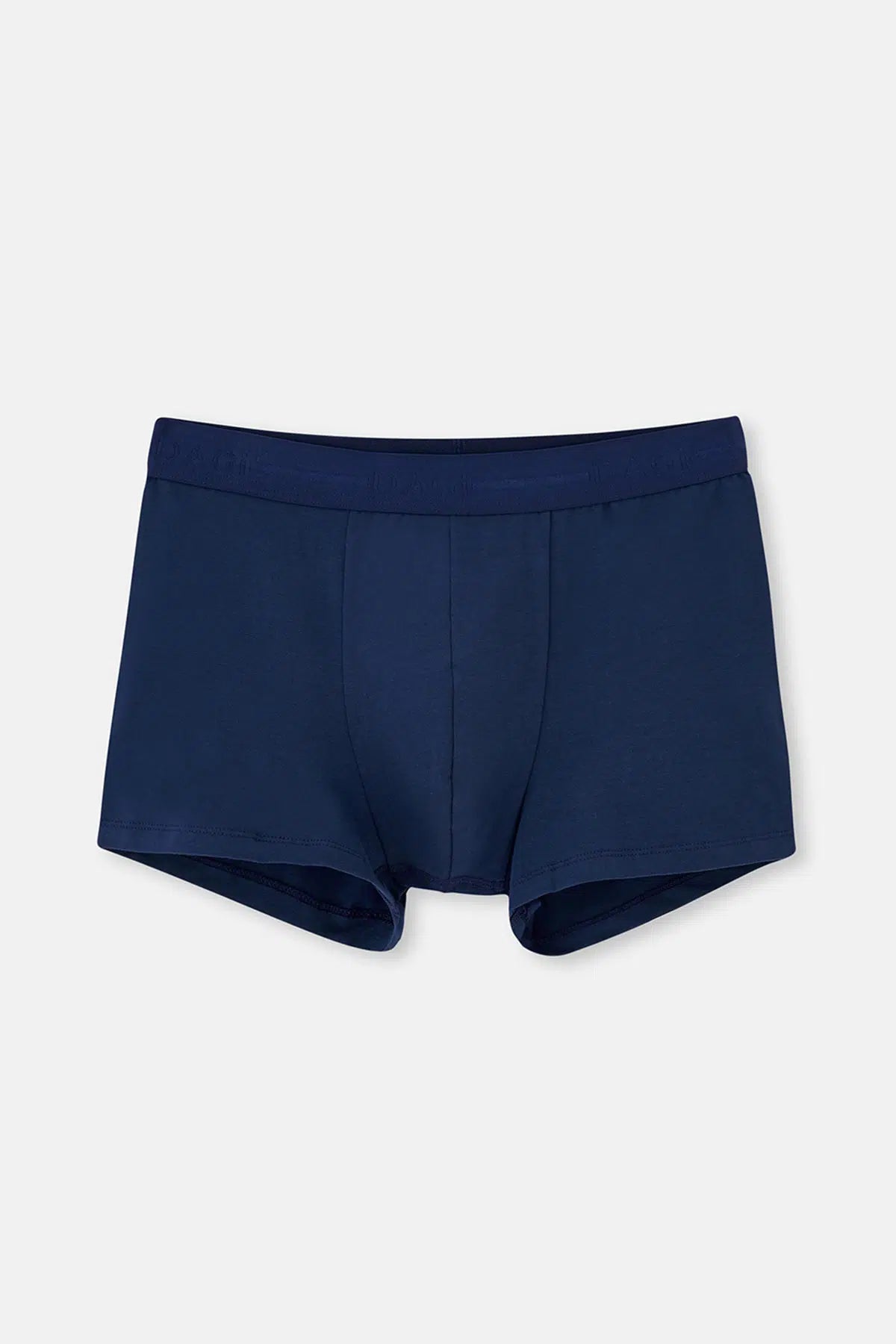 Lacivert Pamuk Desenli 3'lü Boxer