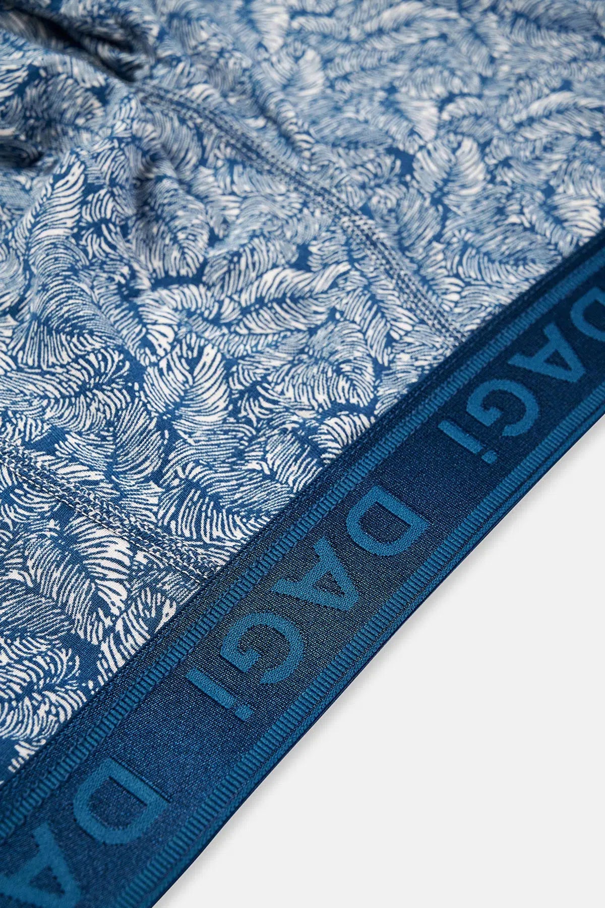 Lacivert Micro Modal Desenli 3'lü Boxer