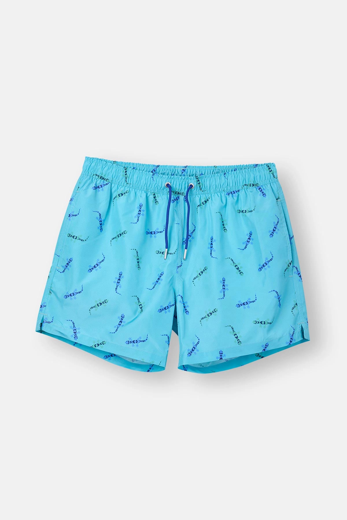 Multicolor Desenli Kısa Deniz Şortu