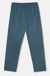 Indigo Melanj Interlok Cepli Pantolon Pijama Altı