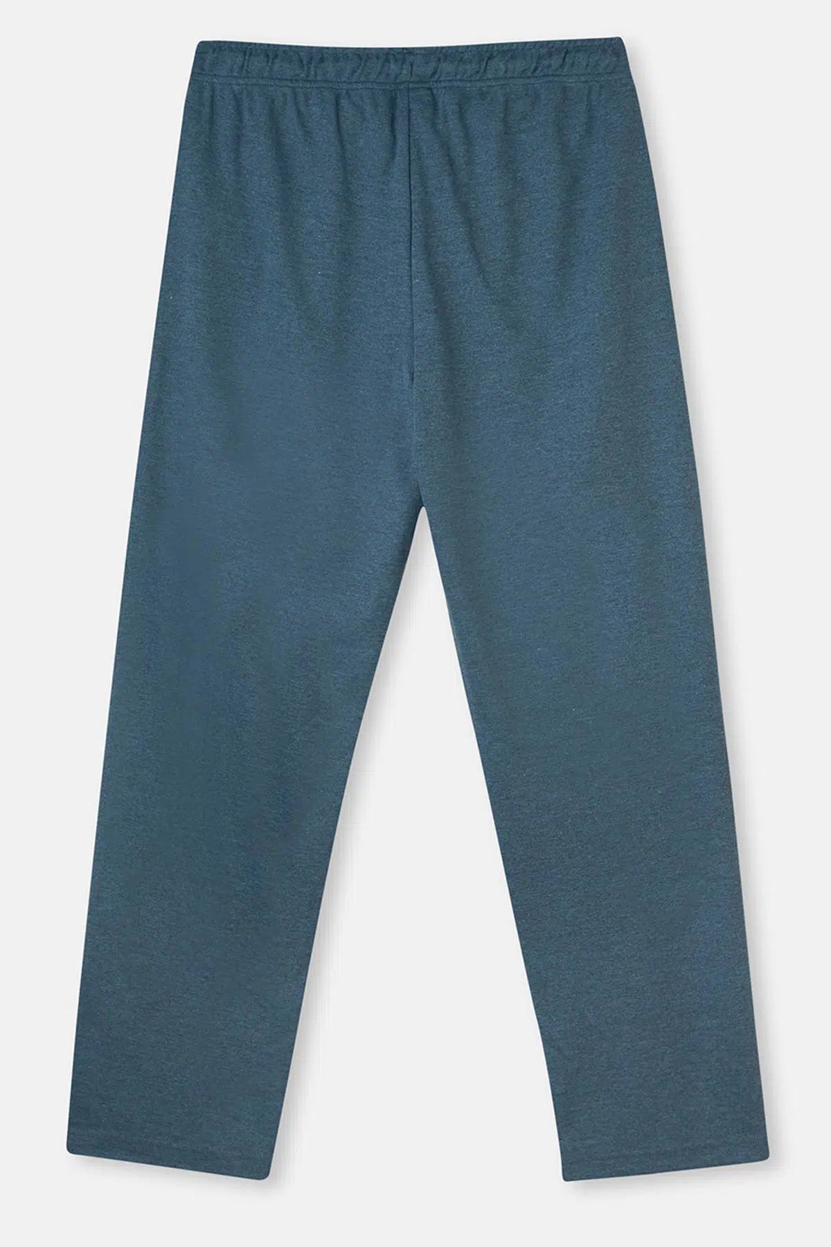 Indigo Melanj Interlok Cepli Pantolon Pijama Altı