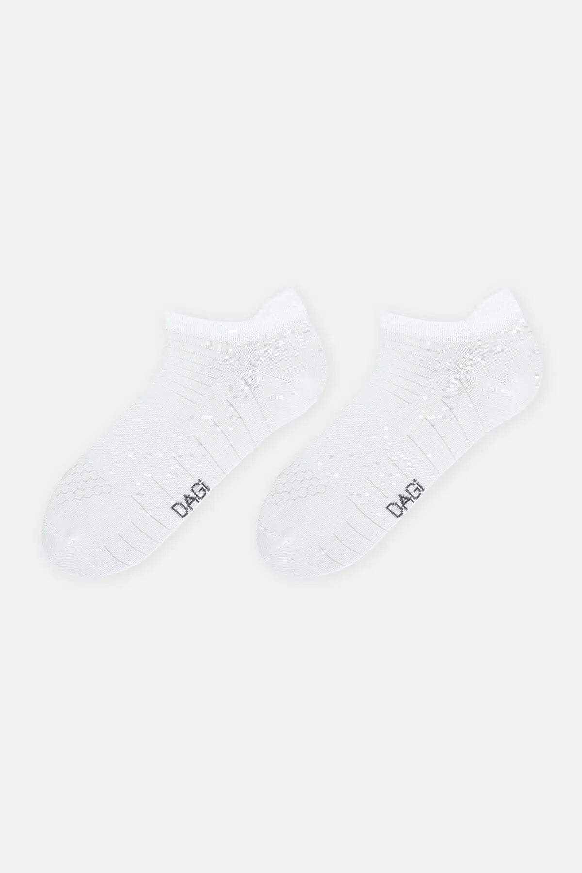 Beyaz Erkek Düz Spor Çorap 2'Li