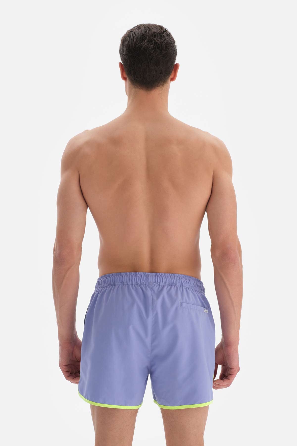 Lila Biyeli Mini Şort