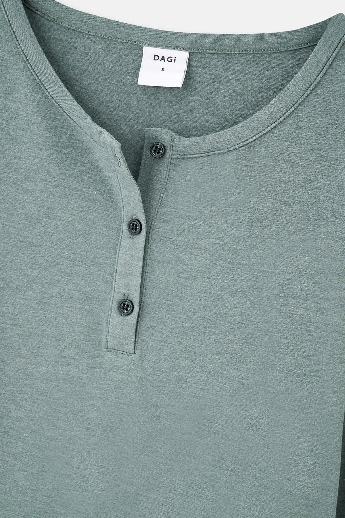 Yeşil Yarım Patlı Everfresh Tişört Pijama Üstü