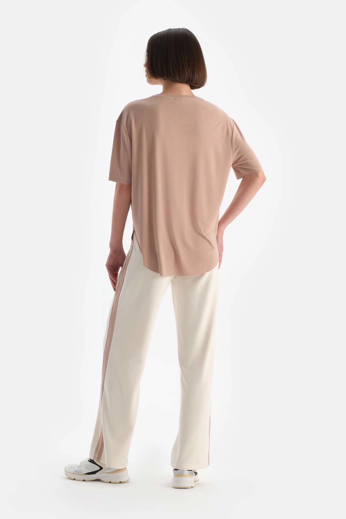 Sütlü Kahve Dagi Active Kadın Modal Tişört