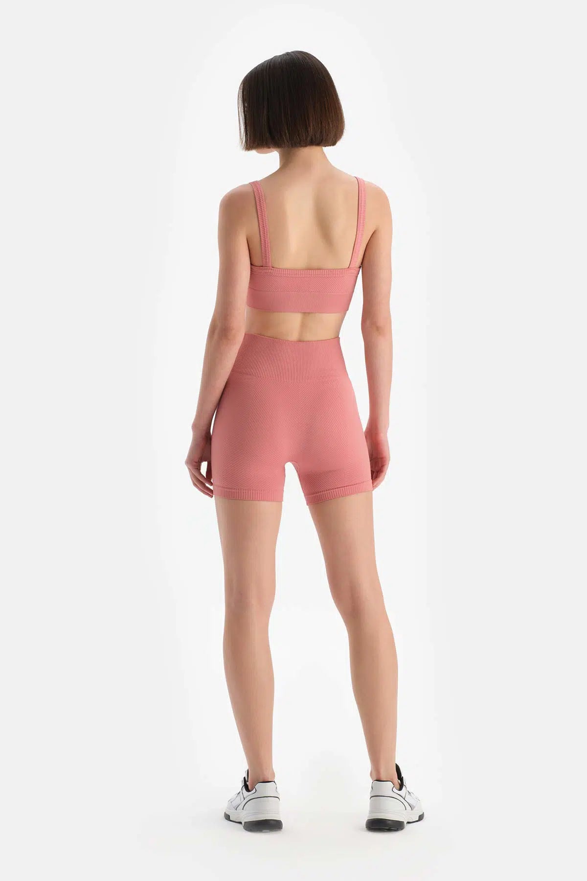 Gül Kurusu Dagi Active Kadın Kalın Askılı Seamless Sporcu Sütyeni