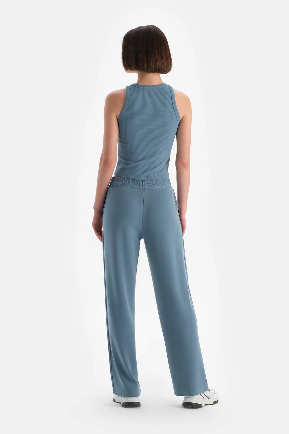 Açık Mavi Dagi Active Kadın Kaşkorse Kolsuz Atlet