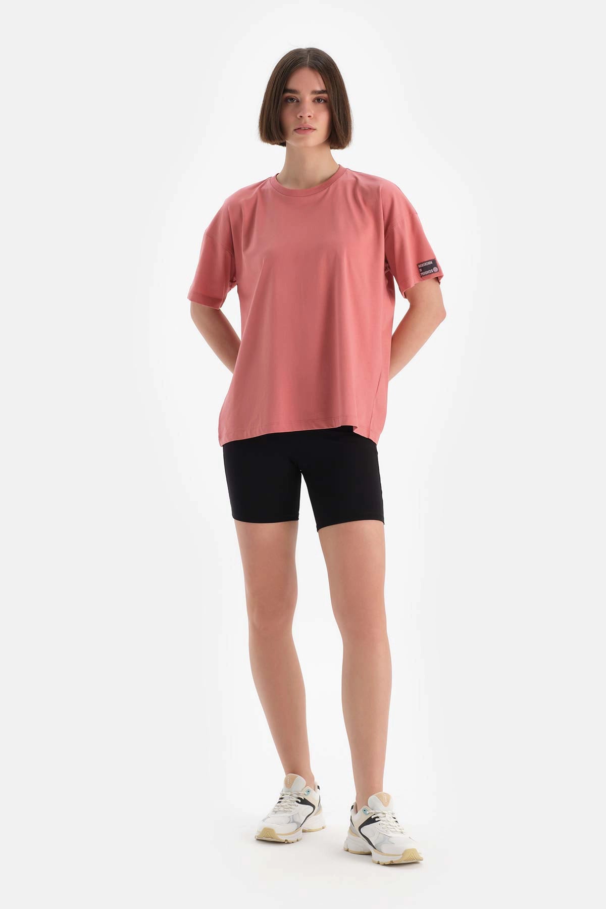 Siyah Dagi Active Kadın Bıker Tayt