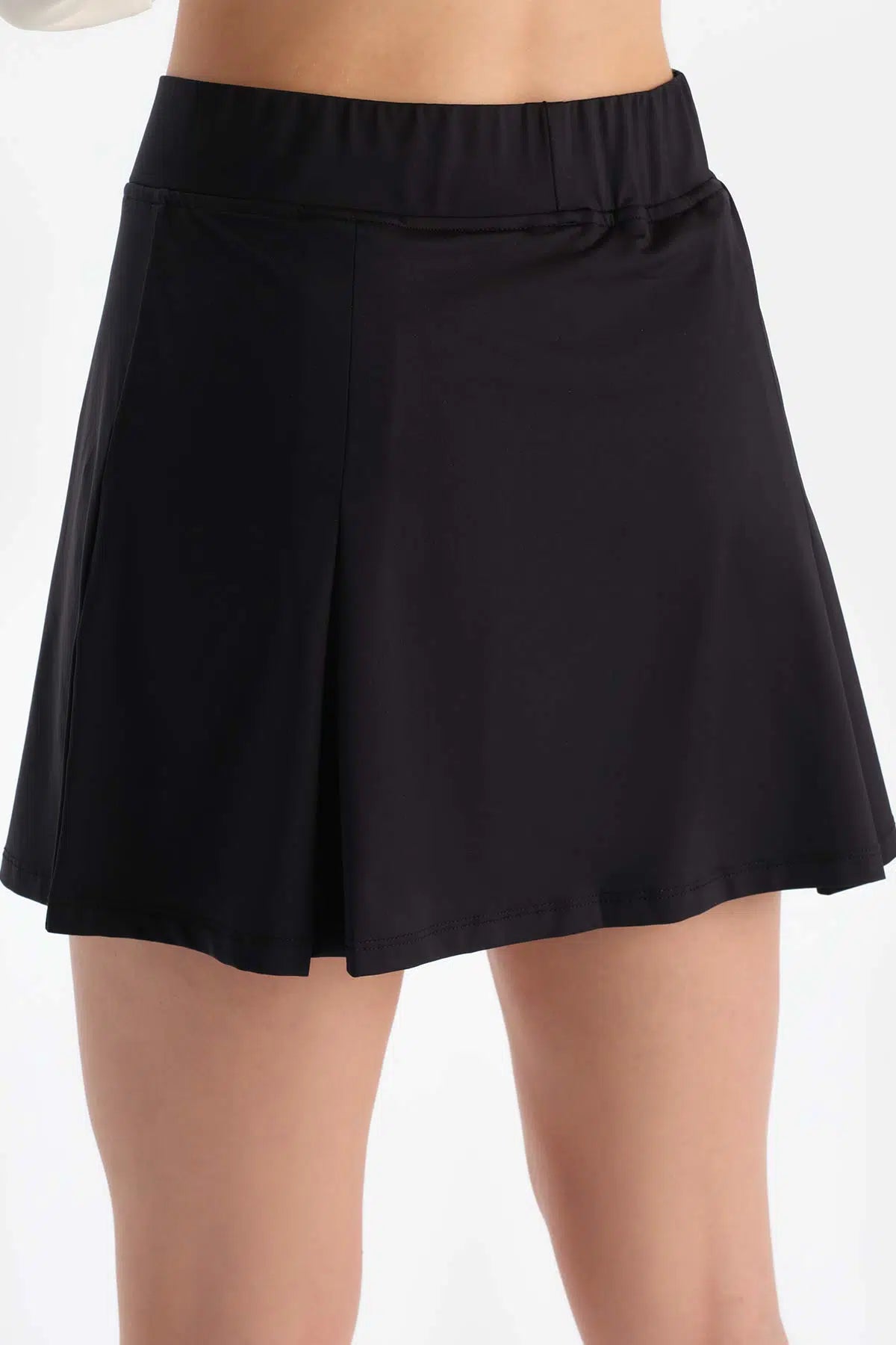 Siyah Dagi Active Kadın Bıker Taytlı Etek