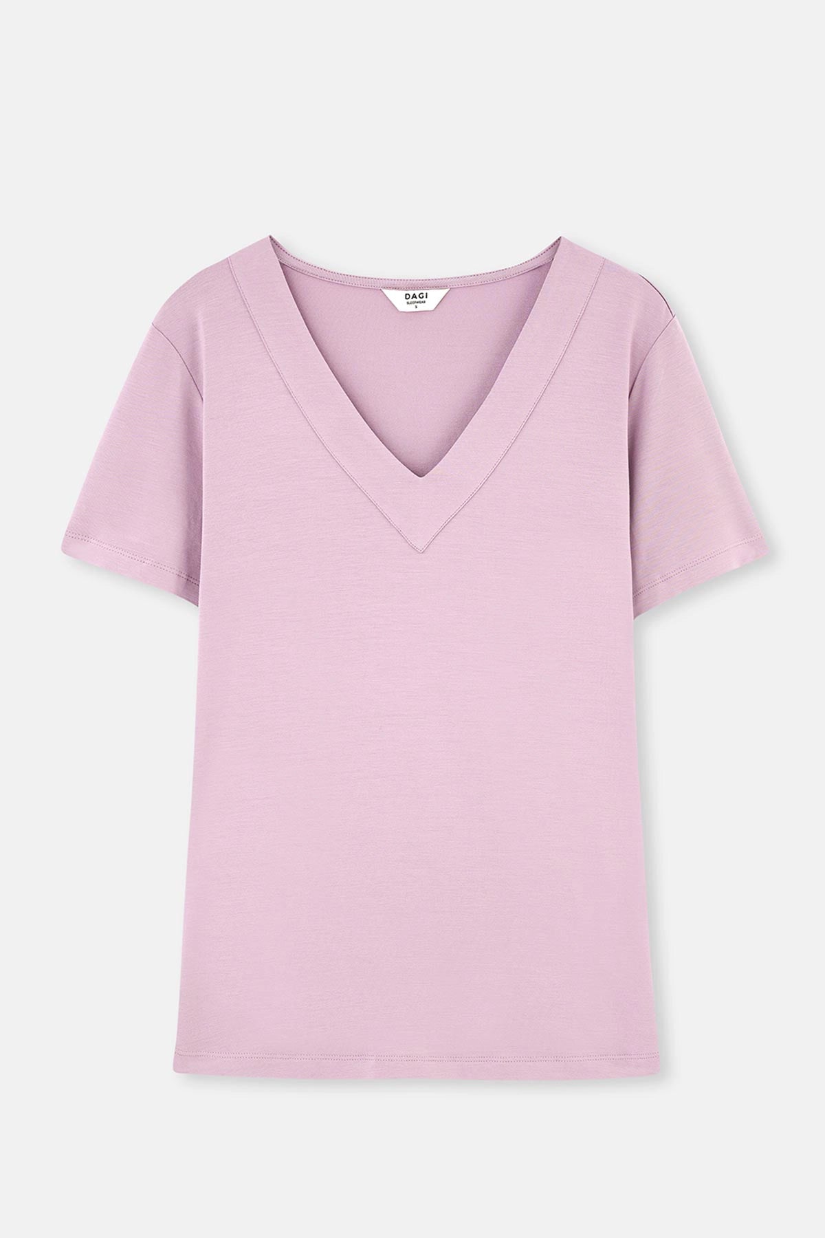 Gül Kurusu V Yaka Viskon Pijama Takımı