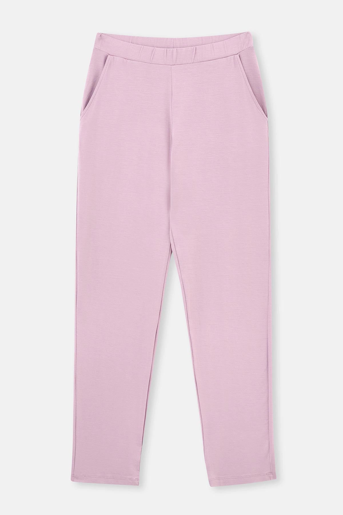 Gül Kurusu V Yaka Viskon Pijama Takımı