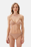 Açık Kahve Basic Üçgen Formlu Bralet