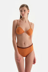 Açık Kahve Normal Bel Bikini Alt