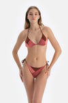 Kahverengi Spagetti Bikini Alt