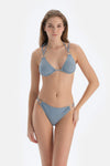 Mint Yeşili Düşük Bel Bikini Alt