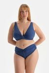 Indigo Yüksek Bel Bikini Altı