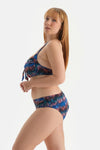 Pudra Yüksek Bel Bikini Alt