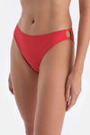 Kırmızı Düşük Bel Bikini Alt