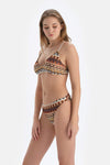 Kahverengi Düşük Bel Bikini Alt