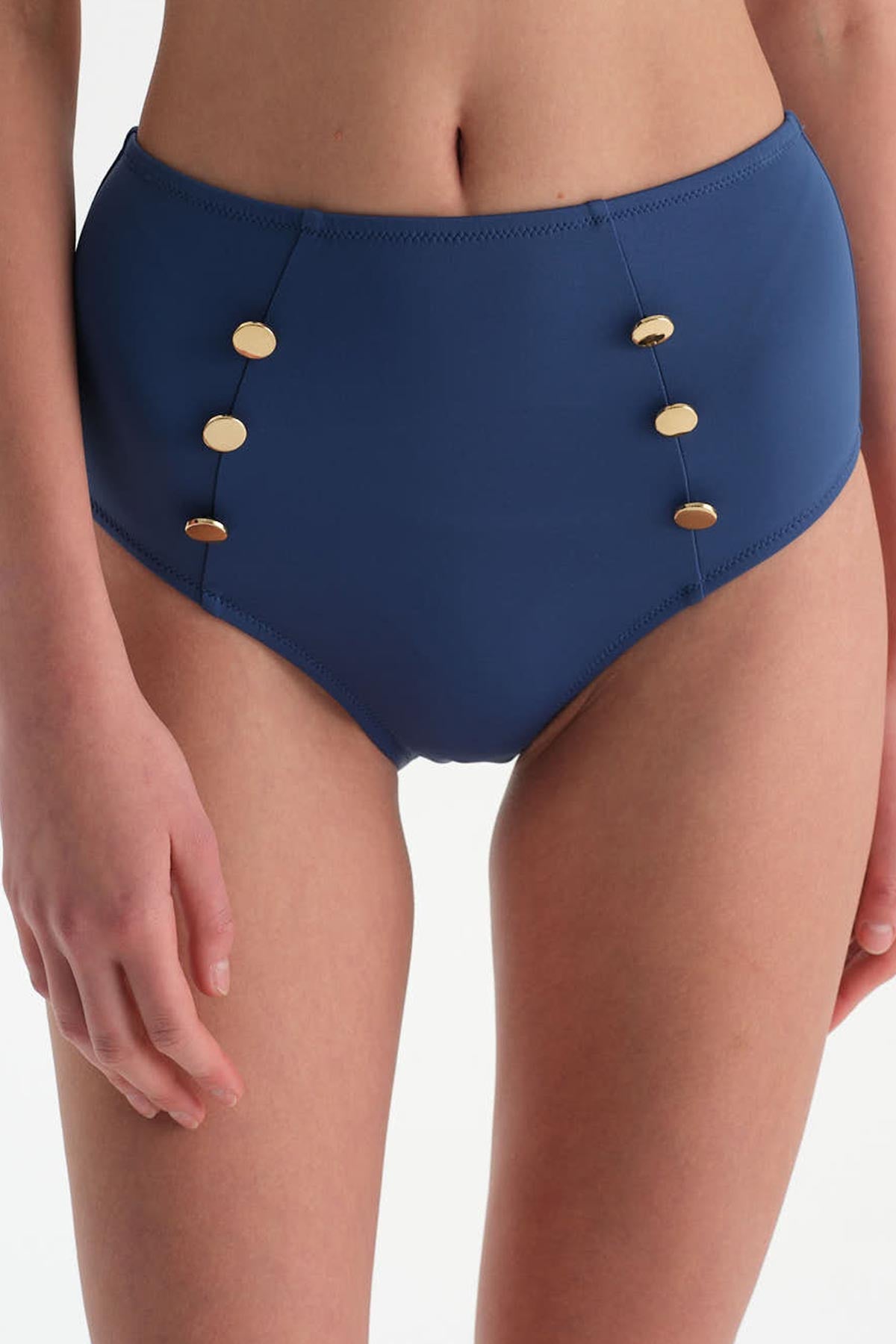 Indigo Yüksek Bel Bikini Altı