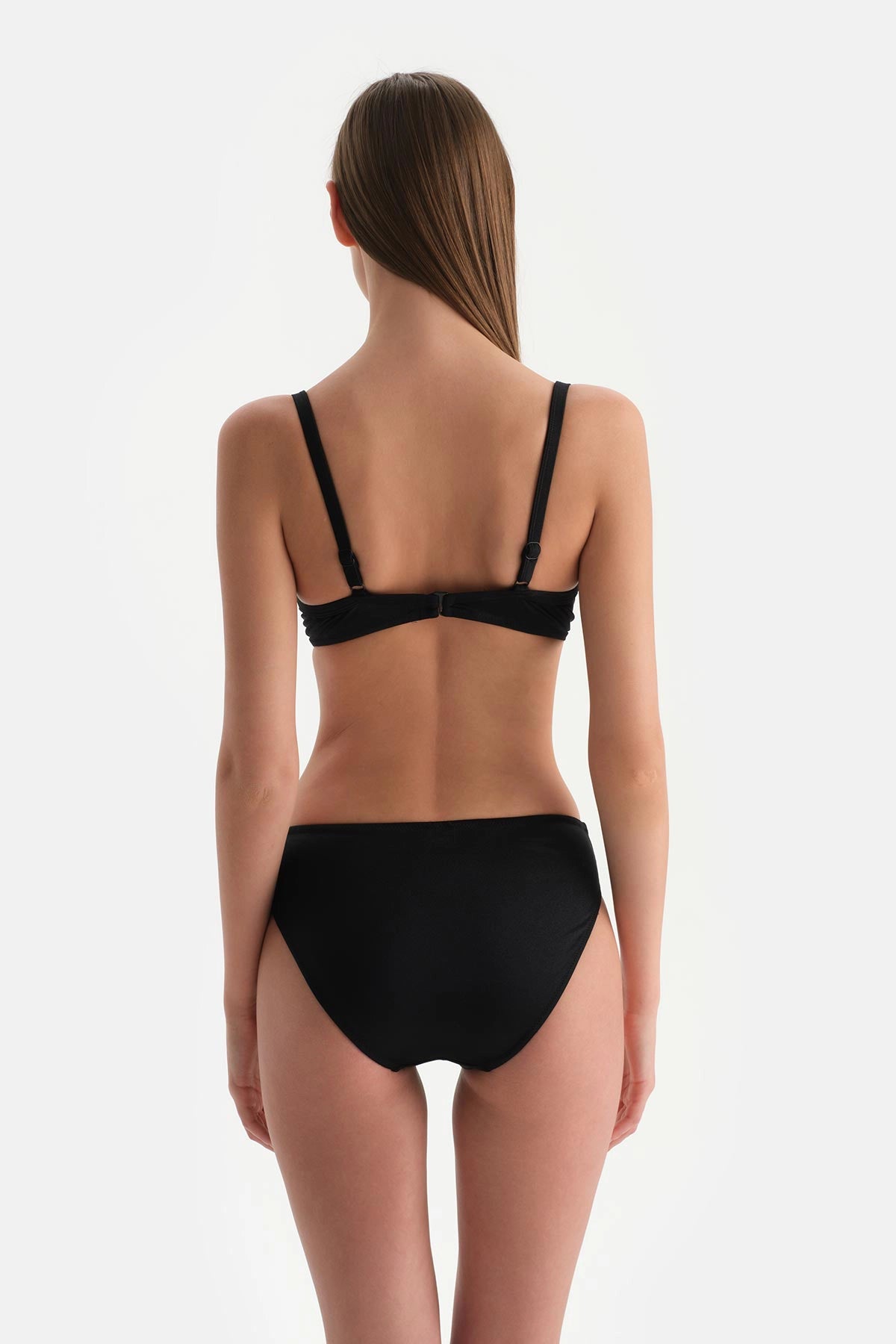 Siyah Düşük Bel Bikini Alt