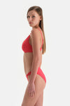 Kırmızı Normal Bel Bikini Alt