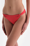Kırmızı Normal Bel Bikini Alt