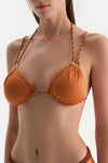 Açık Kahve Üçgen Bikini Üst