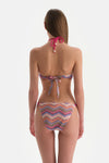 Pembe Straplez Bikini Üst