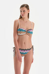 Yeşil Straplez Bikini Üst