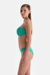 Mint Yeşili Straplez Kaplı Bikini Üst