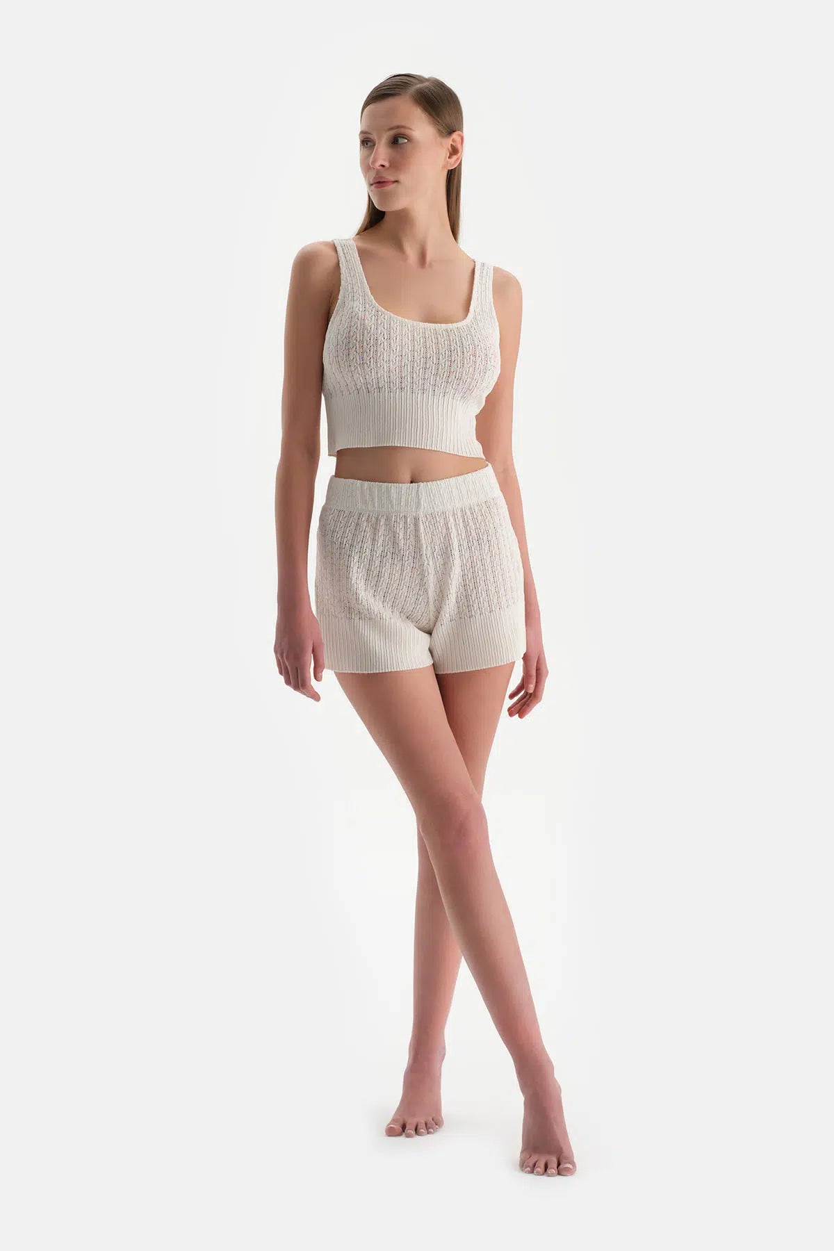 Ekru Kalın Askılı Atlet