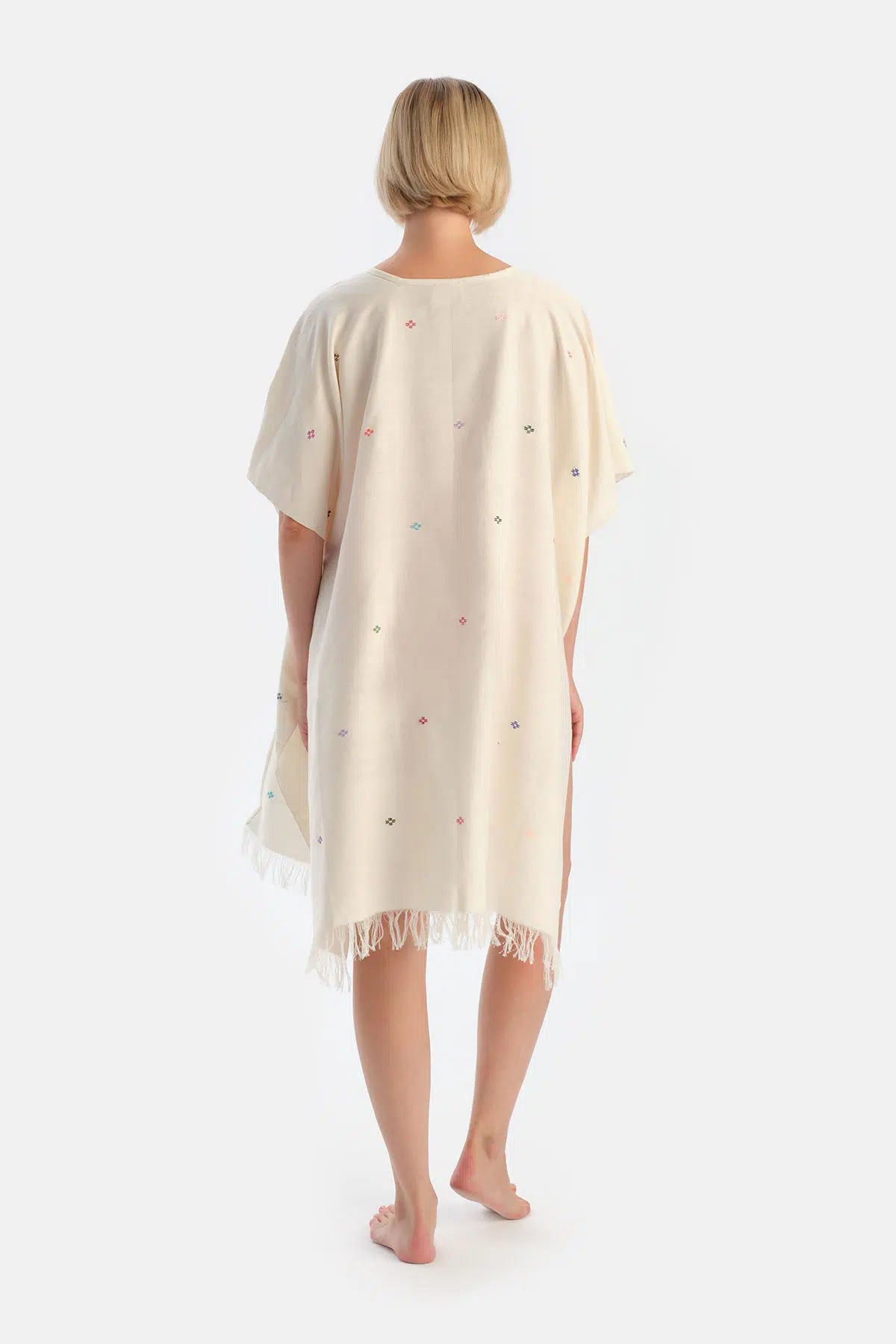 Ekru Ryder Act - Anatolia Koleksiyonu Kimono