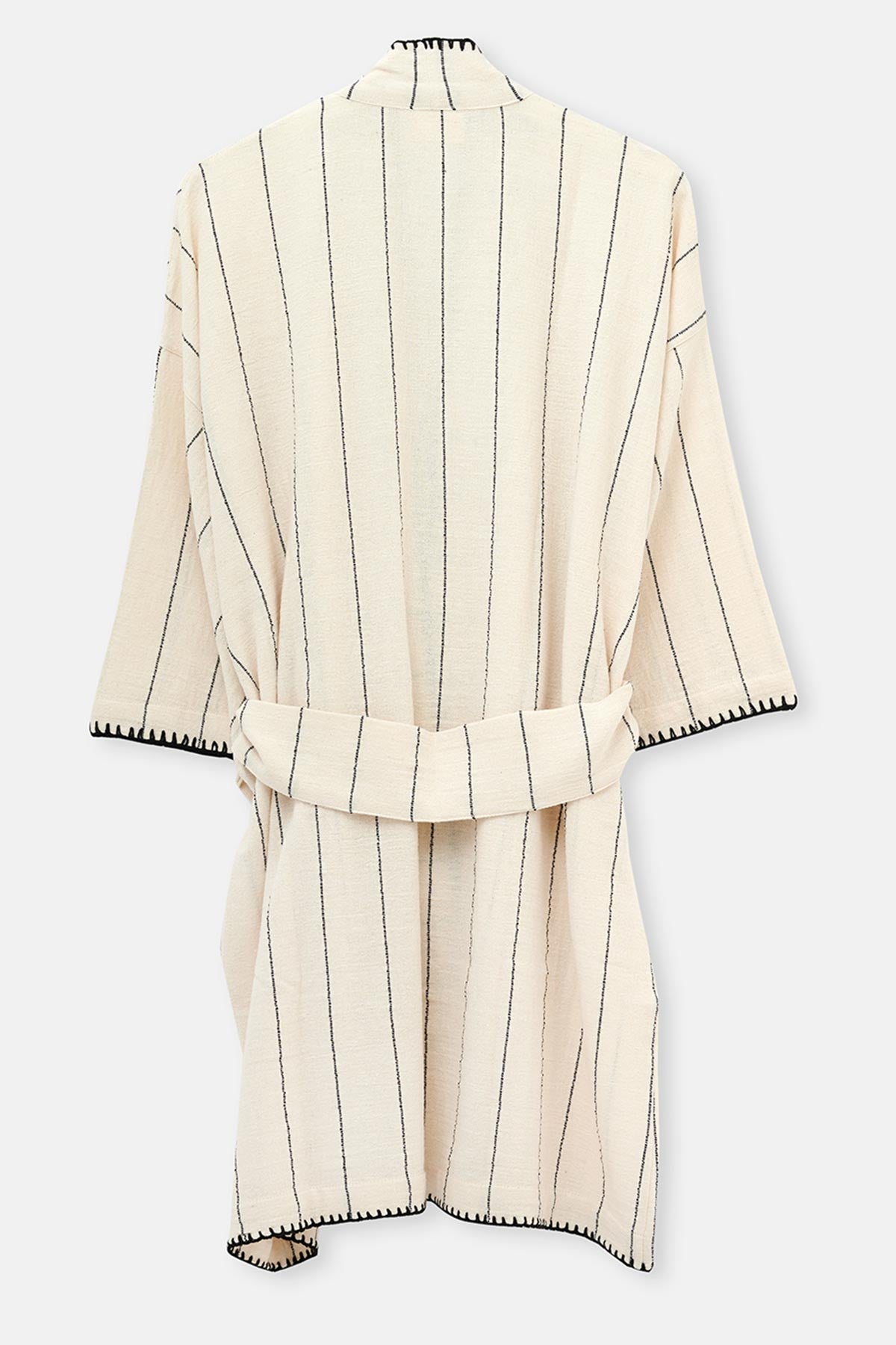 Ekru-Siyah Ryder Act - Anatolia Koleksiyonu - Kimono