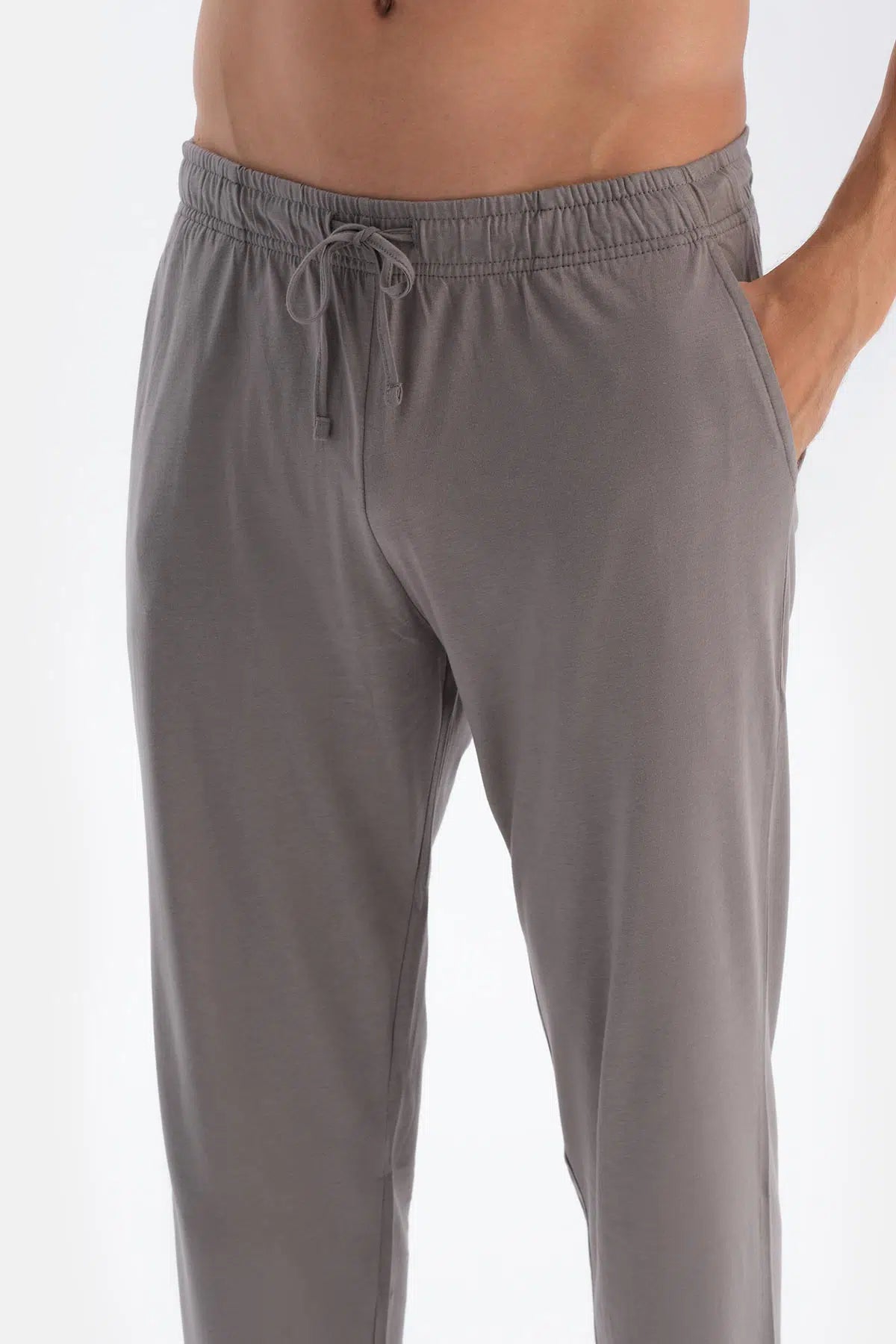 Mavi Patlı Uzun Kollu Tişört Pantolon Pijama Takımı