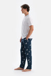 Beyaz Erkek O Yaka Pijama Takımı