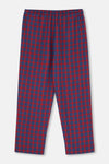 Multicolor Ekose Dokuma Pantolon