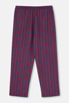 Multicolor Ekose Dokuma Pantolon
